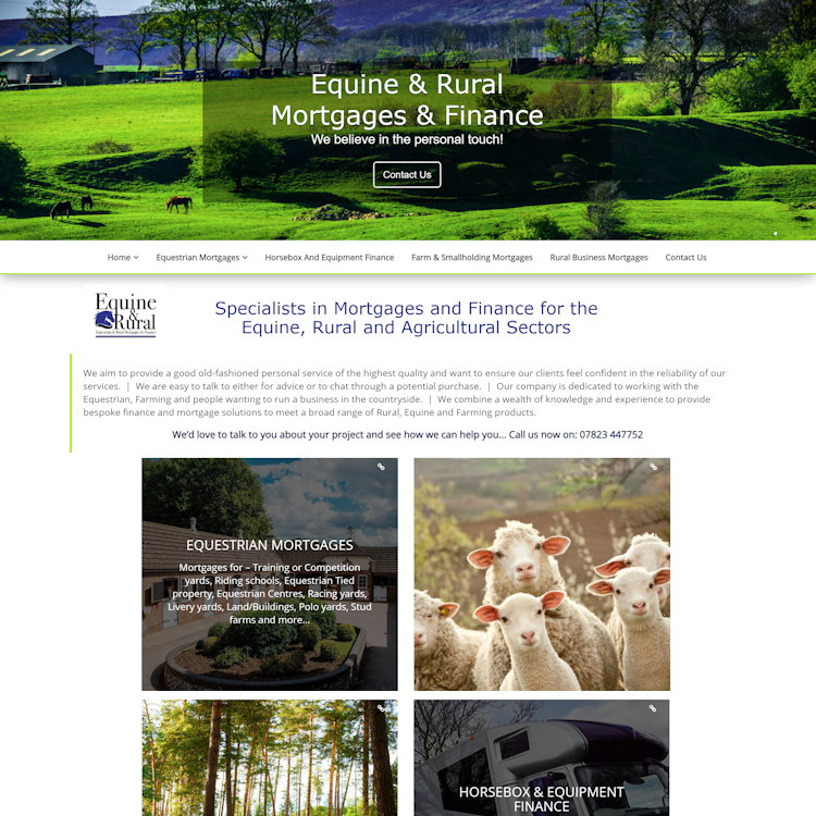 equestrian websites web design in essex and uk
